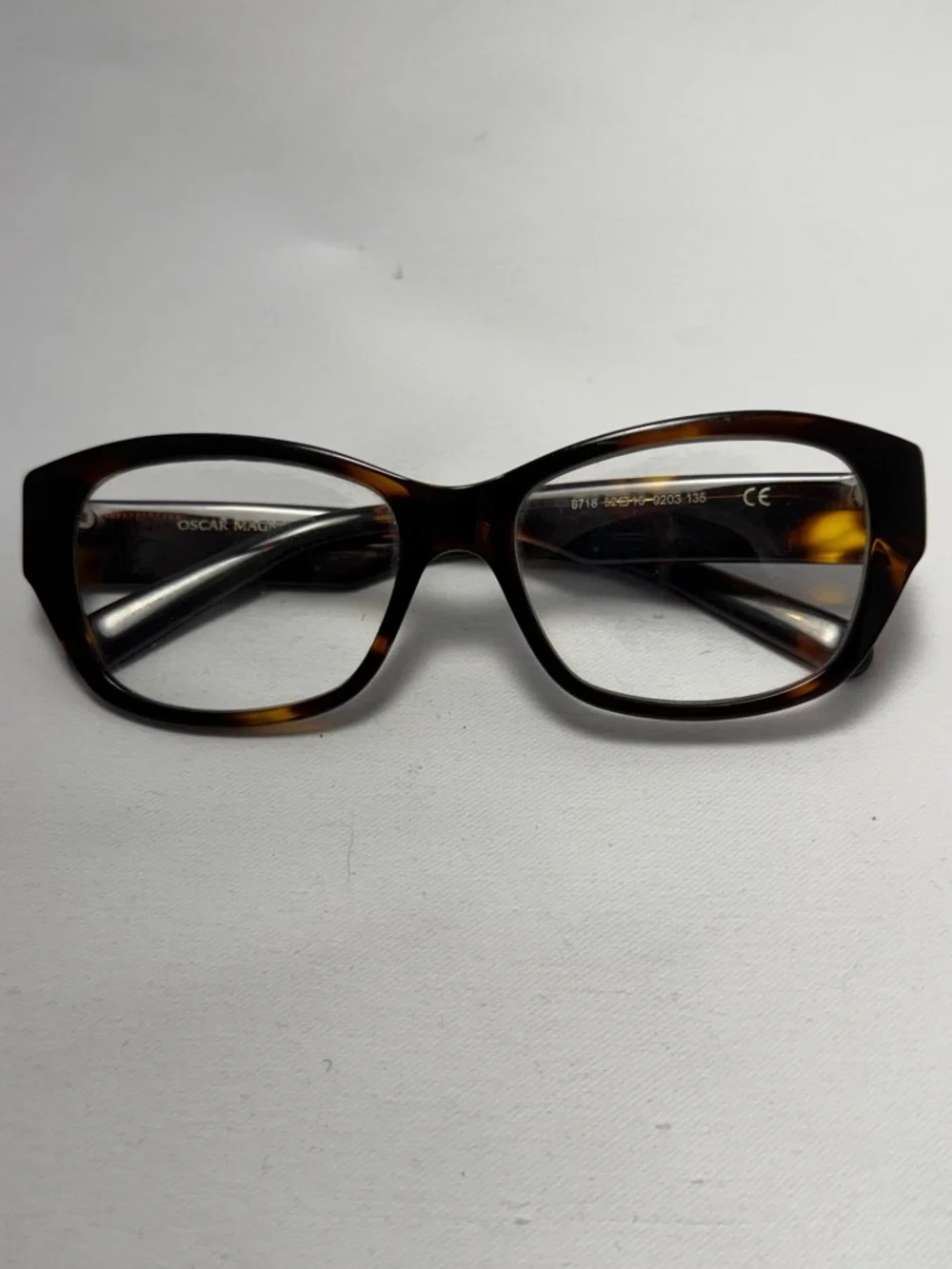 Oscar Magnuson Tortoise Eyeglasses - Frames Only